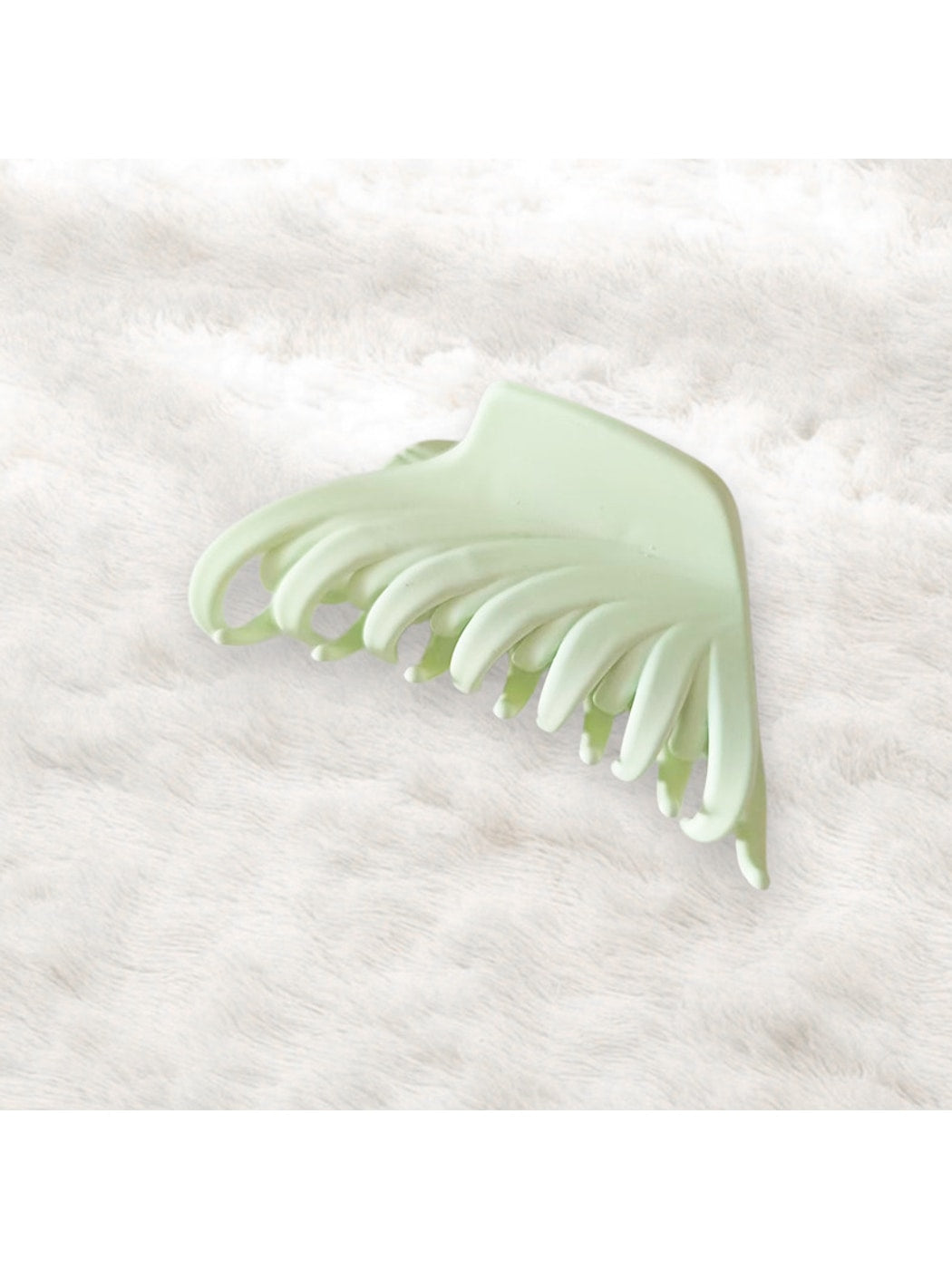 Beau - Plastic Arc Geometric Multi-Tooth Claw Clip