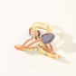 Beau - Crisscross Tulip Shaped Hair Claw Clip