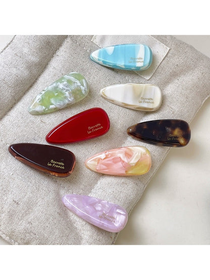 Beau - Elegant Multi Colored Oval Hair Clip