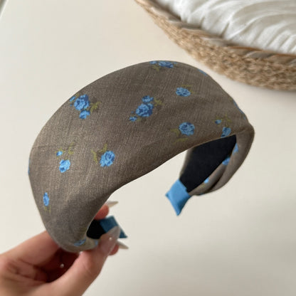 Gifty - Vintage Floral Pattern Fabric Look Headband