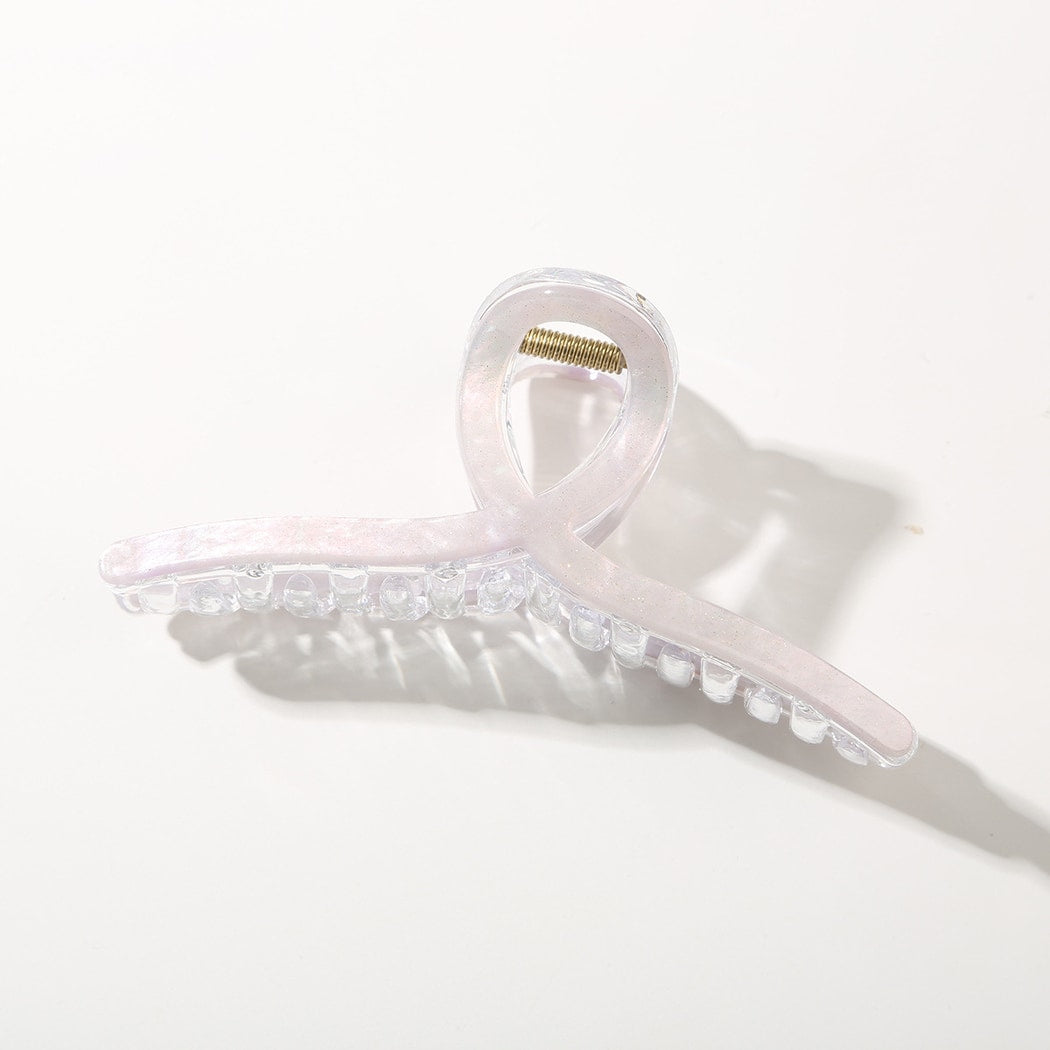 Beau - Acetate Fiber Loop Line Women Claw Clip