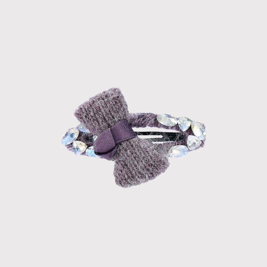 Beau - Cute Plush Bow Detail Hair Clip
