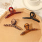 Beau - Tortoiseshell Cross Claw Clip
