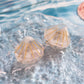 Beau - Acetate Fiber Fan Motif Alloy Claw Clip