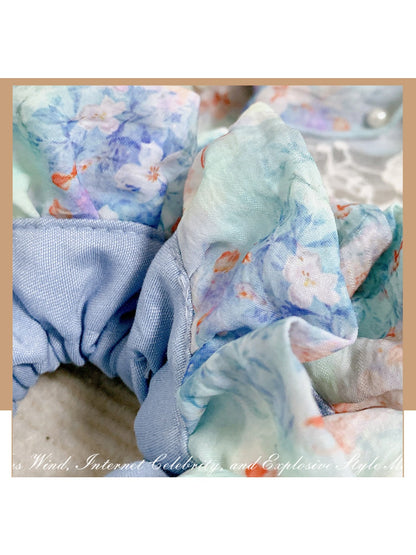 Gifty - Oil Painting Ink Hair Ring Lace