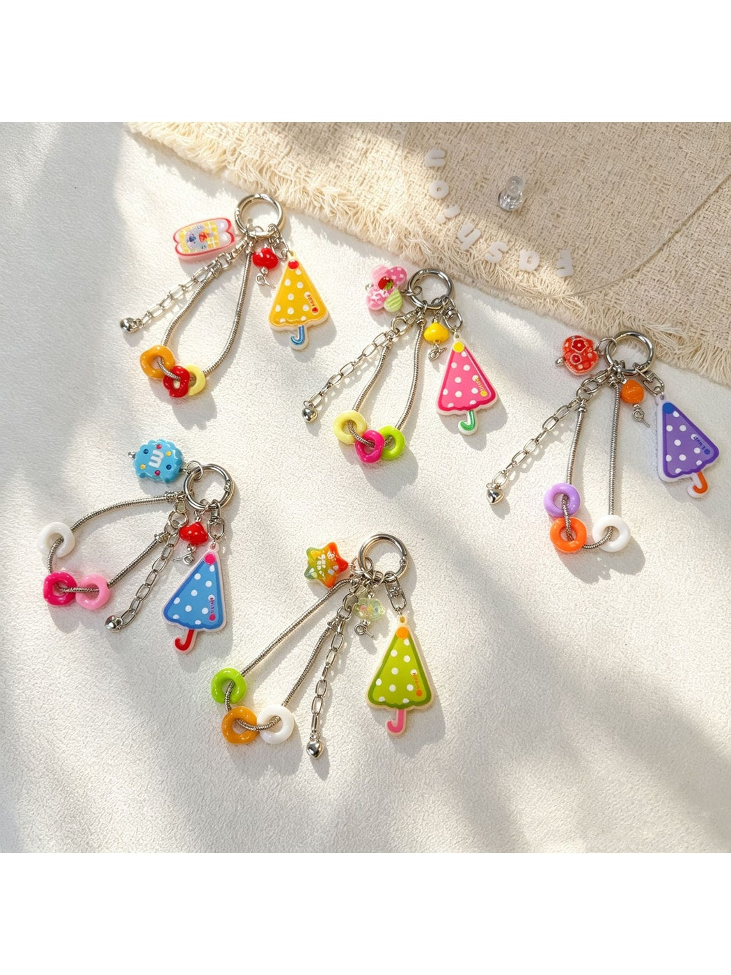 Keypus - Acrylic Umbrella Charm Keychain