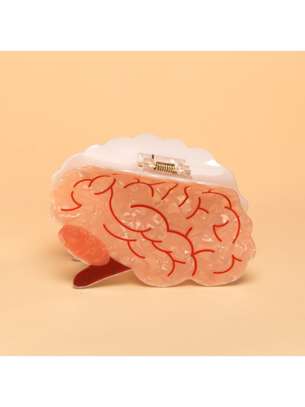 Beau - Brain Print Hair Claw Clip