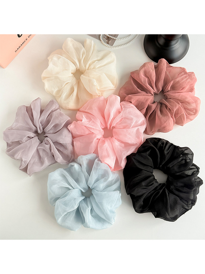 Gifty - Minimal Organza Style Polyester Scrunchie