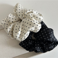 Gifty - Vintage Polka Dot Minimalist Scrunchie