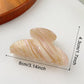 Beau - Elegant Style Marble Print Claw Clip