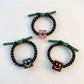 Gifty - Smiley Face Square Accent Elastic Hair Tie