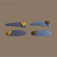 Beau - Heart Detail Fabric Side Bangs Hair Clip
