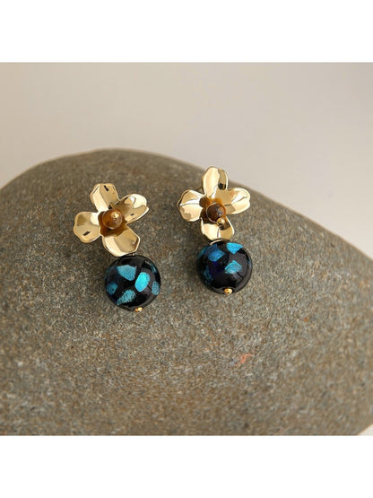 Earedge - Unique Round Petal Design Dangle