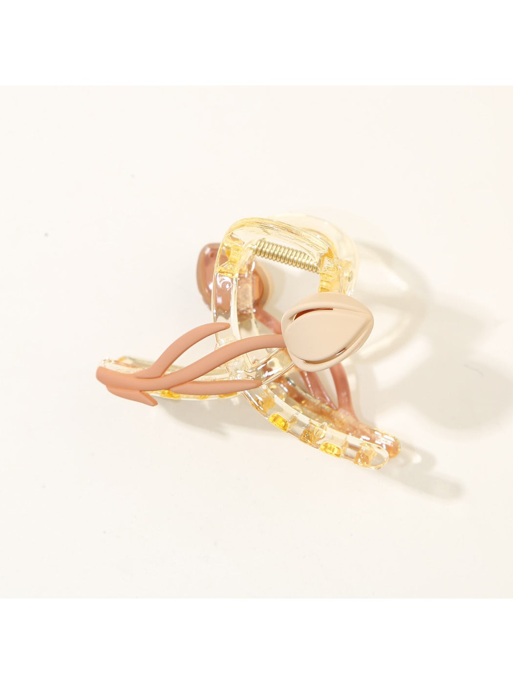 Beau - Crisscross Tulip Shaped Hair Claw Clip