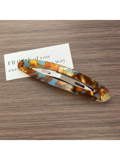 Beau - Elegant Openwork Willow Leaf Shaped Hair Clip