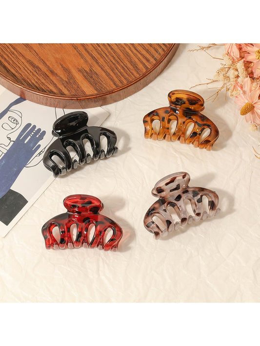 Beau - Leopard Print Pumpkin Hair Clip