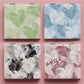 Mirroray - Minimalist Heart Pattern Square Compact Mirror