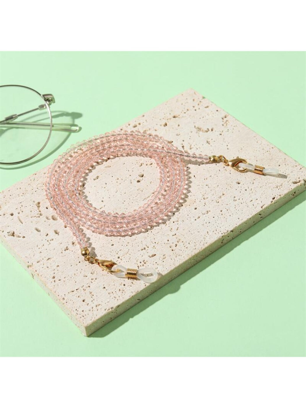 Velra - Solid Color Beaded Eyeglass Strap