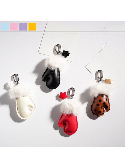 Keypus - Cute Solid Color Glove Keychain