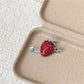 Beau - Sweet Strawberry Side Styling Duckbill Hair Clip