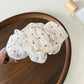 Gifty - Sheer Brown Polka Dot Mesh Scrunchie
