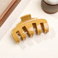 Beau - Soft Feel Arched Plastic Hair Styling Claw Clip
