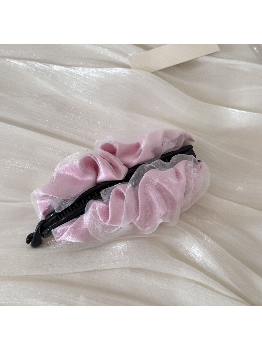 Beau - Double Layer Mesh Bubble Banana Clip