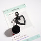 Keypus - Heart Shaped Macaron Keychain