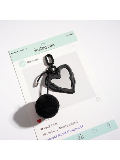Keypus - Heart Shaped Macaron Keychain