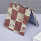 Mirroray - Adorable Smiley Face Plaid Compact Mirror