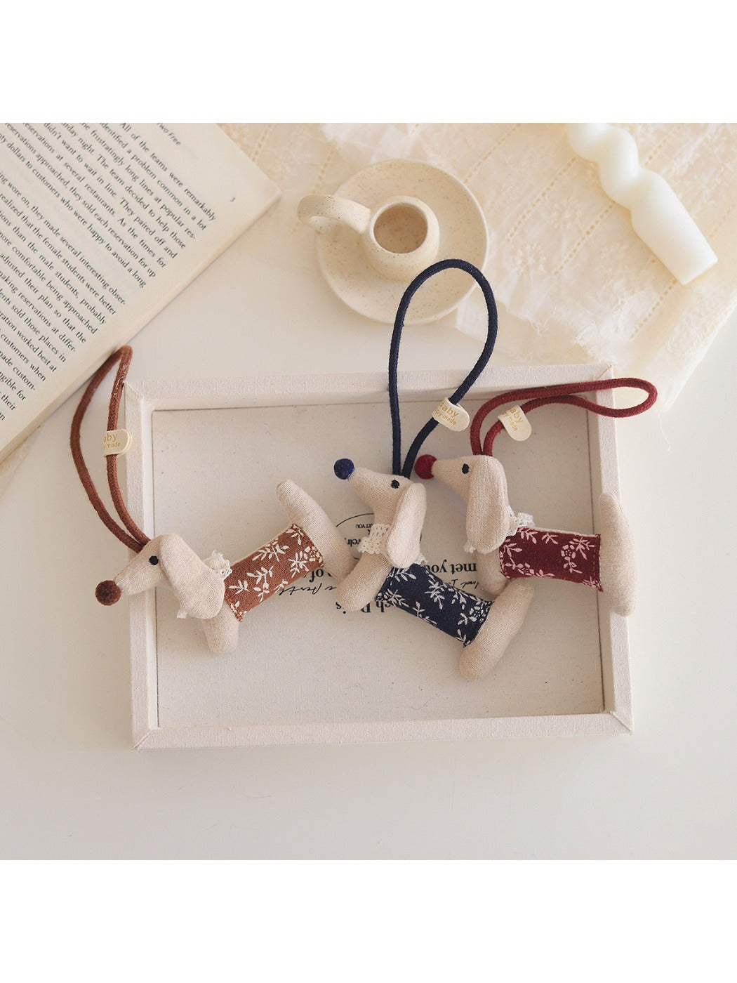 Keypus - Cute Dachshund Pendant Charm Bag Accessory