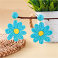 Earedge - Bohemian Floral Petal Raffia Stud Earrings