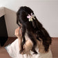 Beau - Sweet Floral Starfish Bow Wave Claw Clip