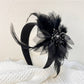 Gifty - Wide Band Feather Embellished Headband
