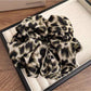 Gifty - Leopard Print Scrunchie Hair Tie