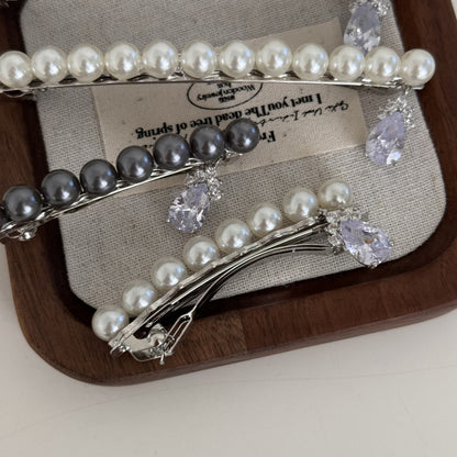 Beau - Elegant Dangle Beads Hair Clip