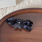 Beau - Layered Mesh Bow Bear Side Bangs Hair Clip