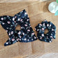 Gifty - Floral Print Square Scarf Style Scrunchie