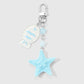 Keypus - Sea Themed Blue Starfish Keychain