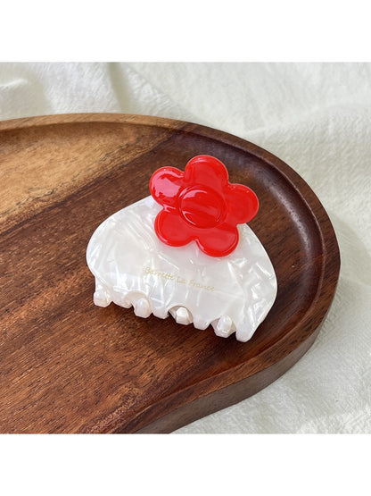 Beau - Cute Floral Pattern Acetate Hair Clip