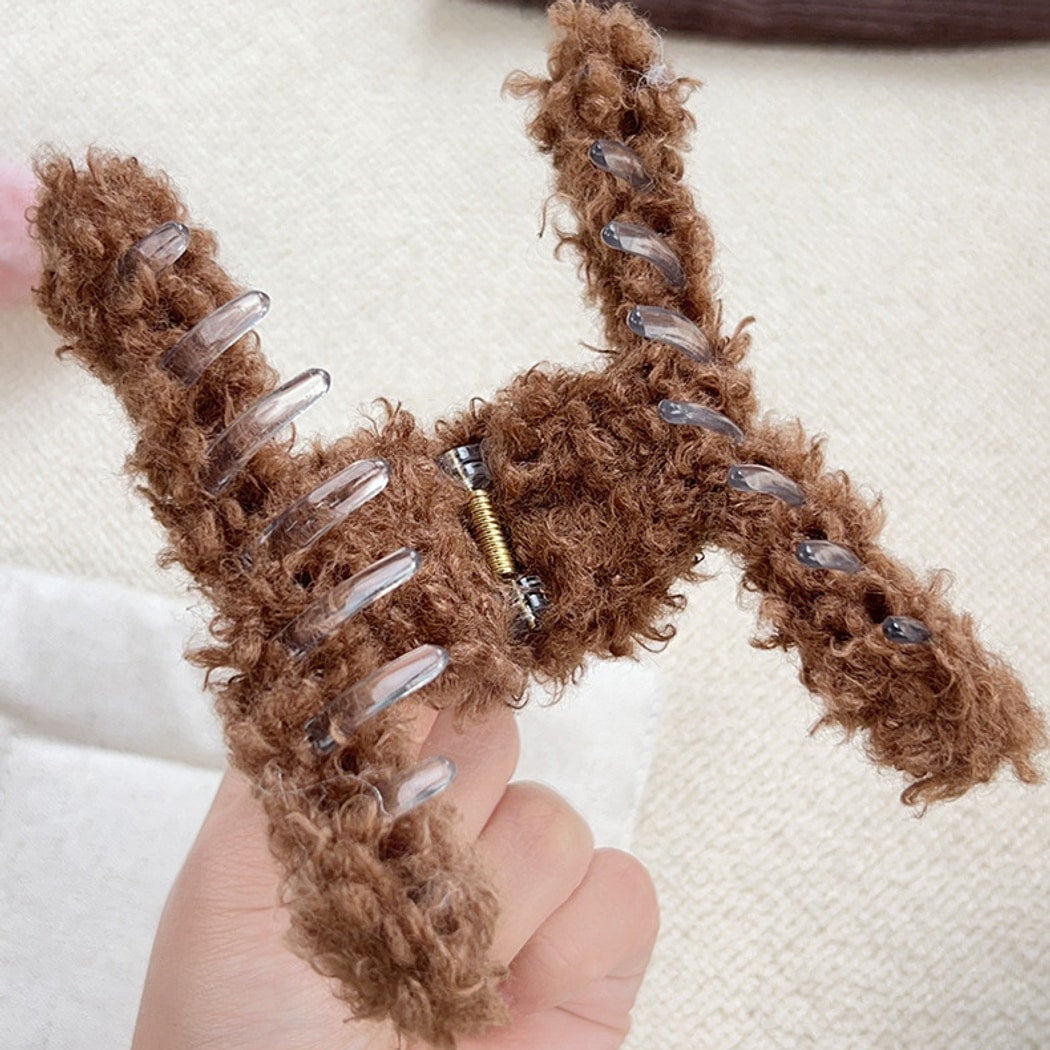 Beau - Soft Plush Pastel Elegant Claw Clip