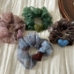 Gifty - Heart Detail Print Mesh Scrunchie