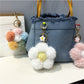Keypus - Colorful Plush Flower Bag Charm Keychain
