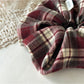 Gifty - Preppy Style Retro Plaid Scrunchie
