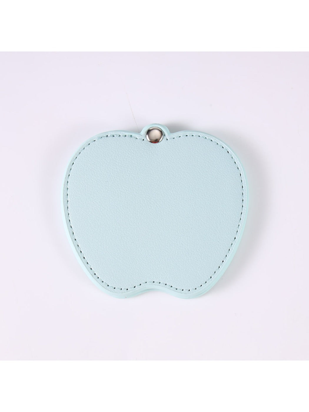 Mirroray - Apple Shaped Leather Makeup Mirror Rotating