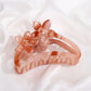 Beau - Glossy Flower Accent Ombre Claw Clip