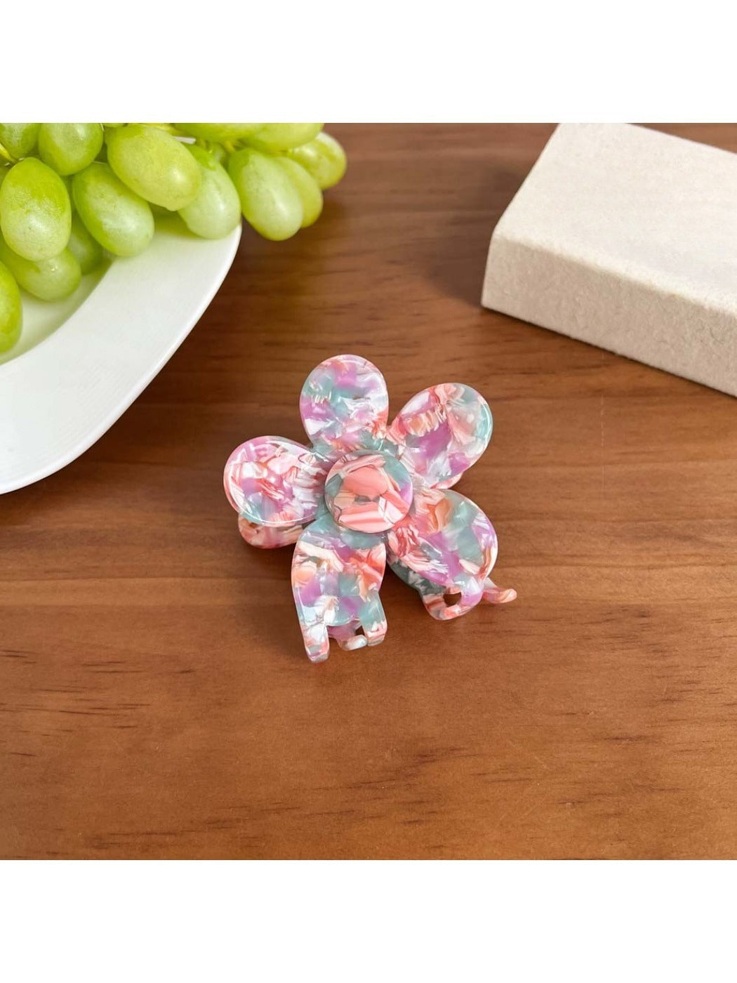 Beau - Gradient Color Flower Hair Clip