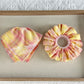 Gifty - Geometric Plaid Scarf Bow Style Scrunchie