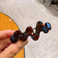 Beau - Geometric Wave Acetate Fiber French Barrette