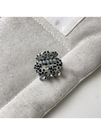 Beau - Macaron Colored Oval Openwork Claw Clip